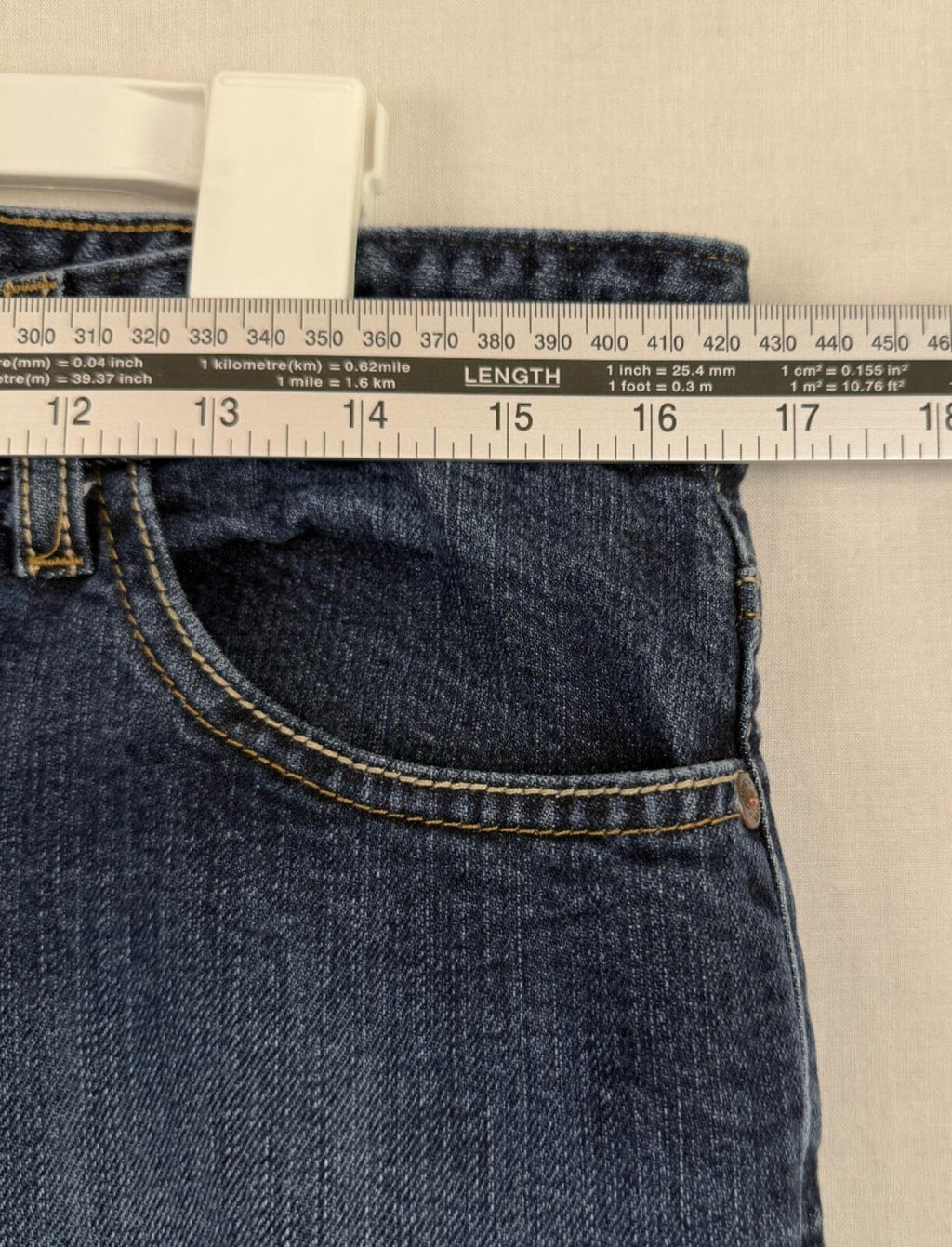 Tommy Hilfiger Classic Hope Boot Womens Sz 12 Short Dark Wash Blue Denim Jeans