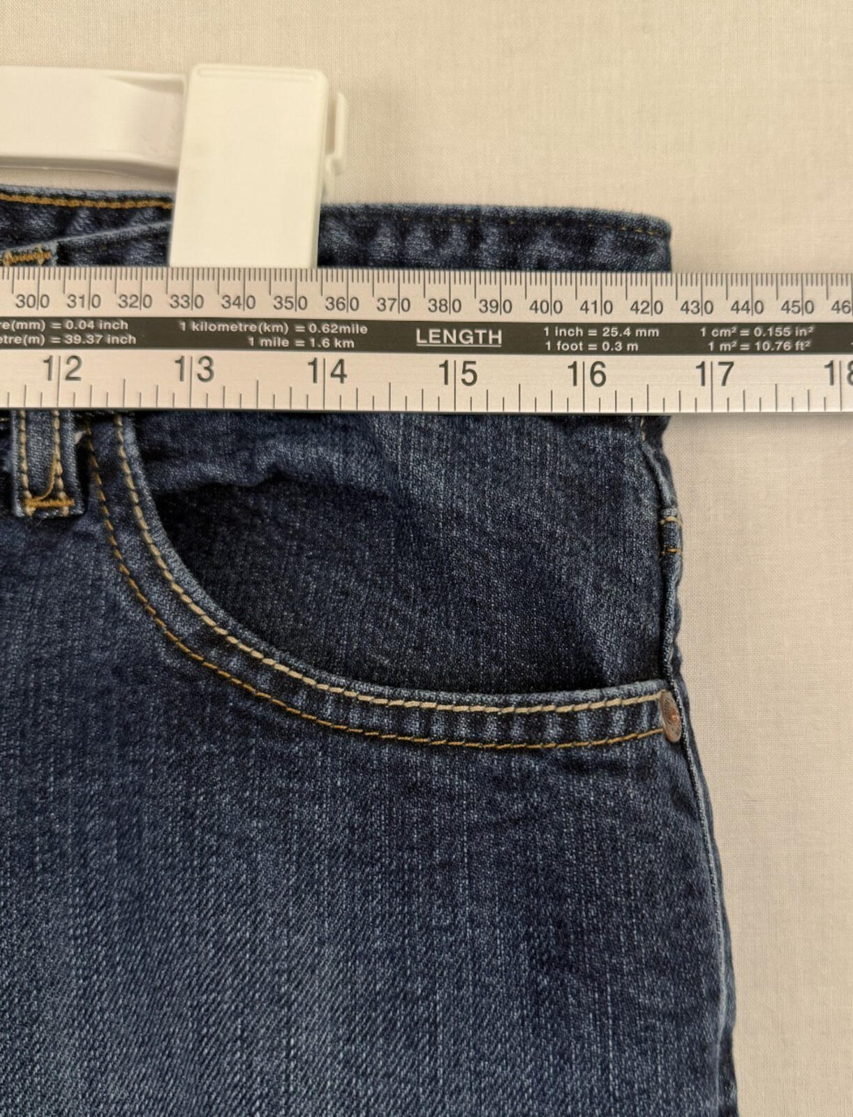 Tommy Hilfiger Classic Hope Boot Womens Sz 12 Short Dark Wash Blue Denim Jeans