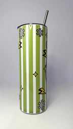 20 oz Six Seven Bruh Stainless Steel Tumbler with Lid, Straw