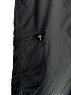 L L Bean Black Hiking Shorts Womens Size 16 Quick Dry Nylon Spandex Pockets