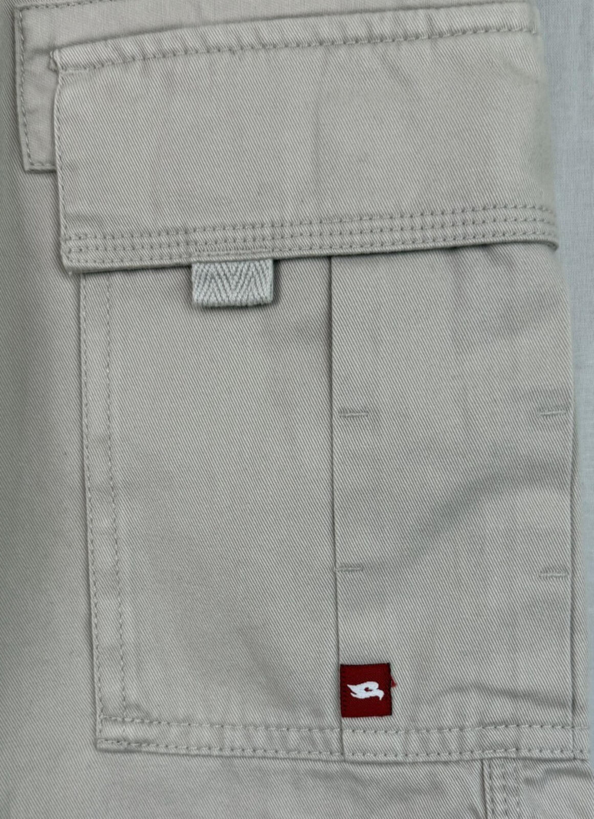 Tony Hawk Mens Size 34 Cargo Shorts Khaki Beige Cotton Skateboarding Utility