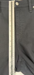 Madewell Black 10" High Rise Skinny Womens 32P Short Stretch Jeans