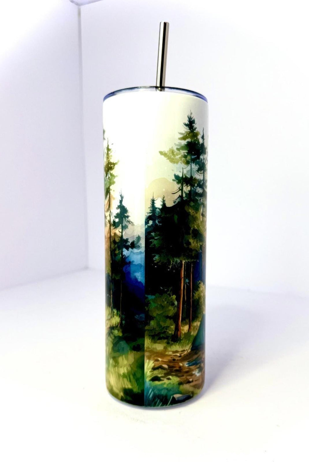 20 oz Get Out and Explore Stainless Steel Tumbler with Lid, Straw