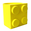 Lego Window Planter 3D Printed PLA Yellow Small Gardening