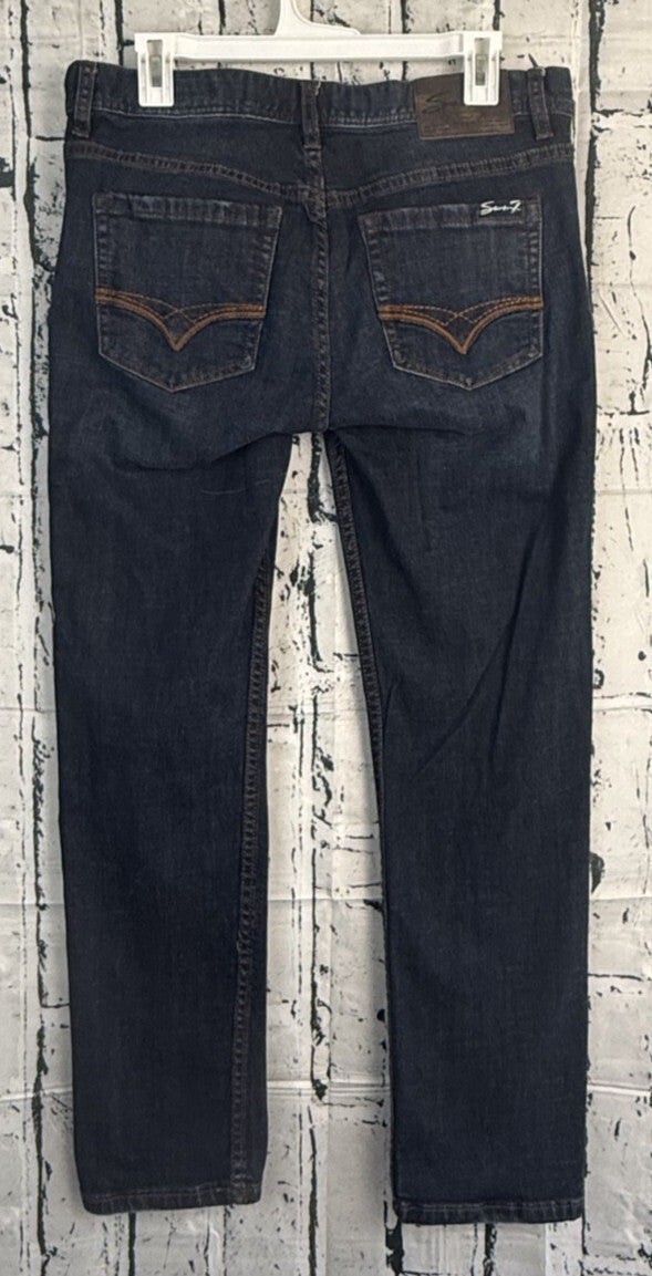 SEVEN 7 Jeans Mens 30x30 Skinny Stretch Blue Denim - Cowboy - Western