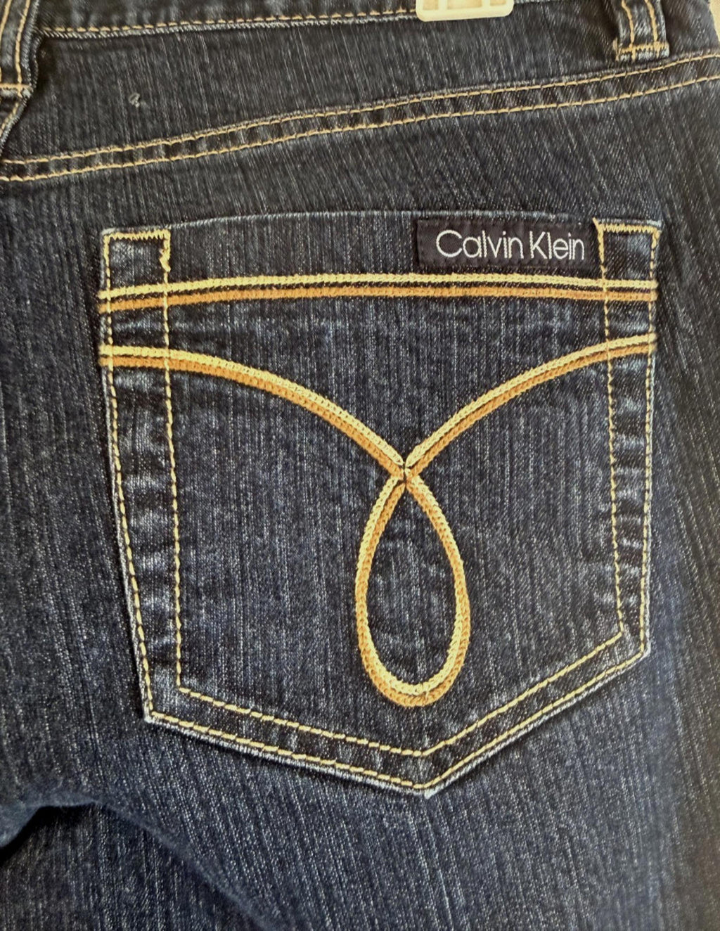 Calvin Klein Womens Skinny Jeans Size 28/6 Mid-Rise Blue Denim