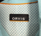 Orvis Open Air Caster Ventilated Long Sleeve Fishing Shirt Mens Size Medium Blue