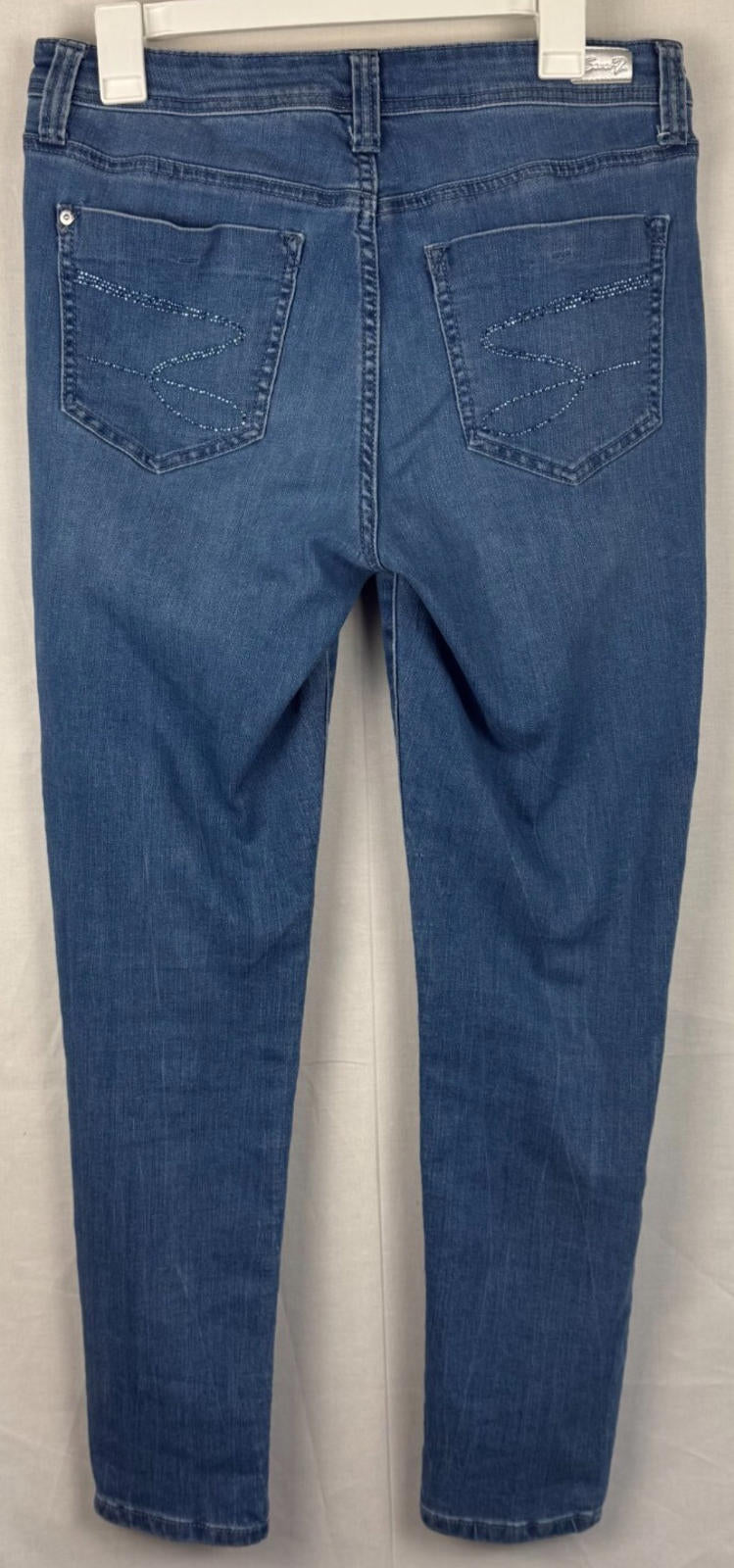 Seven7 Womens Jeans Size 8 Blue High Rise Skinny Ankle Stretch