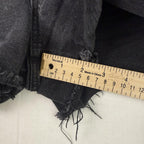American Eagle Womens Size 12 Highest Rise 90's Boyfriend Shorts Stretch Black