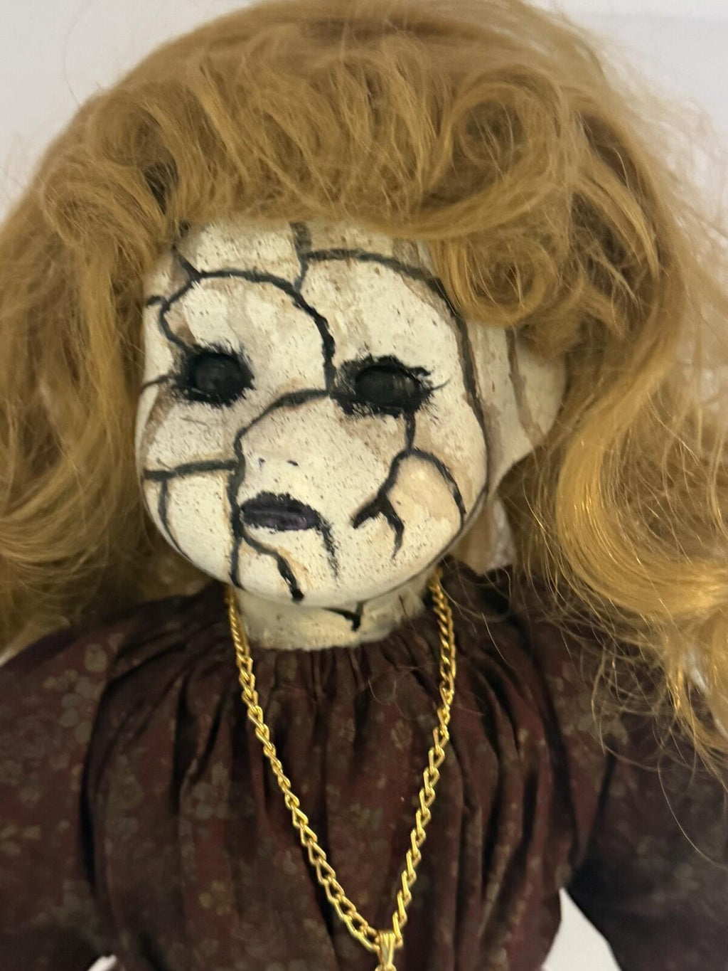 Eleanor's Tomb - OOAK Scary Creepy Doll 16" Hand Painted Horror Haunting Art