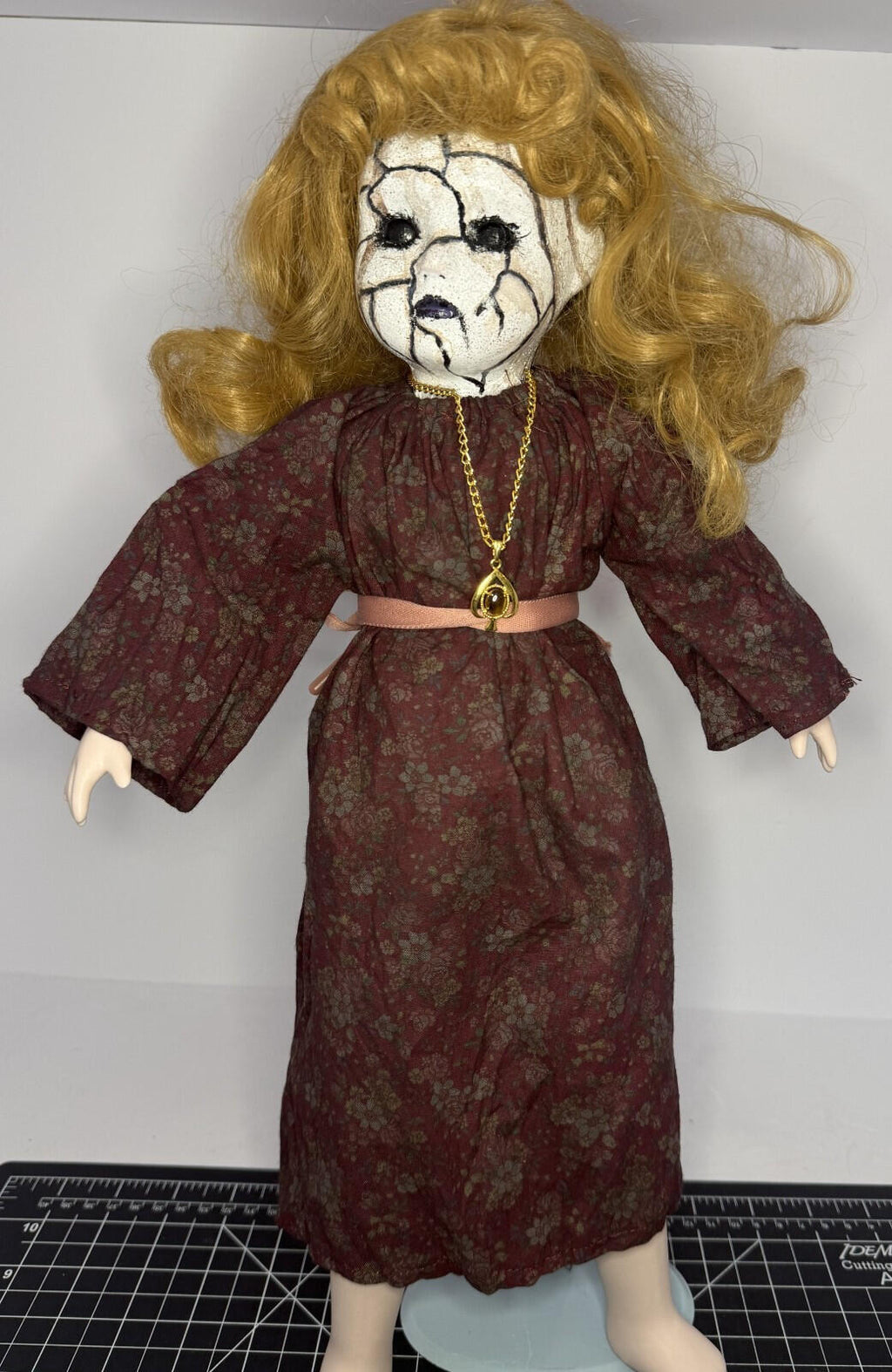 Eleanor's Tomb - OOAK Scary Creepy Doll 16" Hand Painted Horror Haunting Art