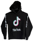 TIK TOK Hoodie Youth Small Unisex Sweatshirt Fleece