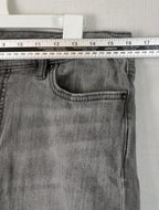 Lauren Ralph Lauren Womens Jeans Size 12 Short Gray Denim Straight Leg High Rise