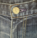 AG Adriano Goldschmied Premiere Skinny Straight Jeans Womens Size 27R Distressed