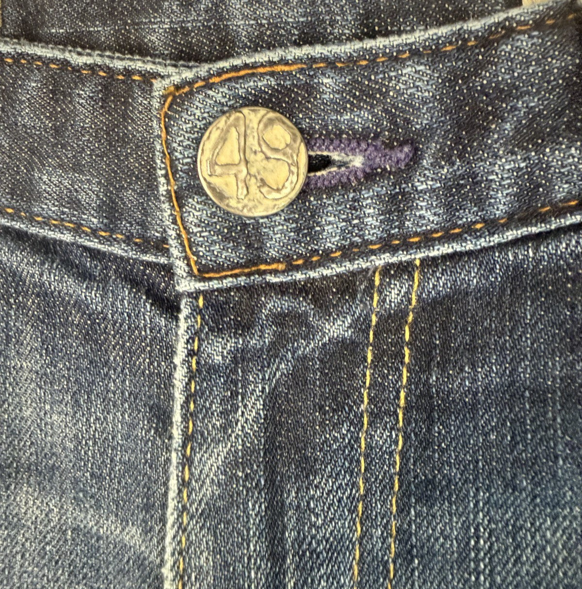 AG Adriano Goldschmied Premiere Skinny Straight Jeans Womens Size 27R Distressed
