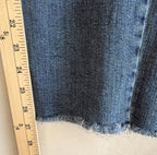 Banana Republic Girlfriend Jeans Women's Size 30/10 Raw Hem Distressed Wash
