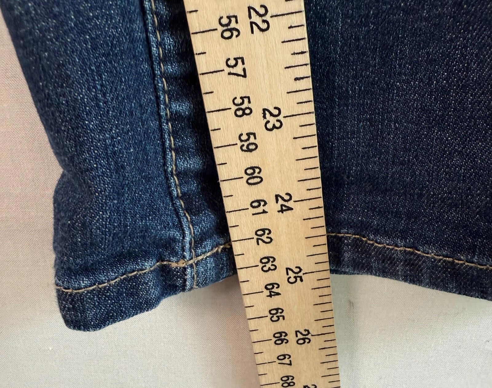 Tommy Hilfiger Womens Spirit Crop Size 6 Jeans Blue Denim Mid-Rise