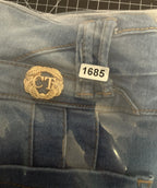 Cutie Pie Womens Jeans Size 5 Blue Stretch - Same Day Shipping