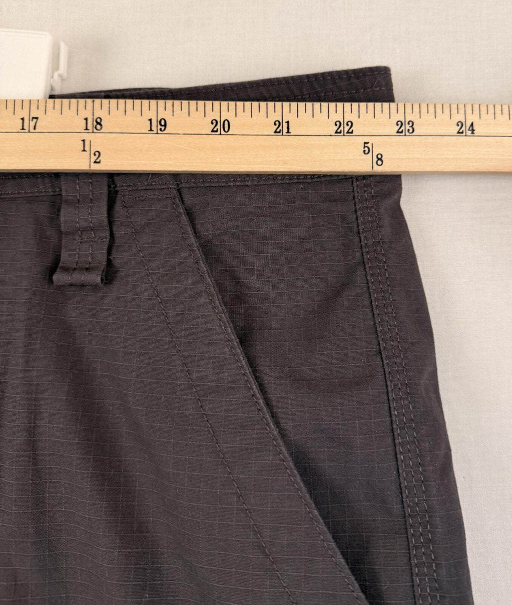 Lucky Brand Workwear Ripstop Cargo Shorts Charcoal Gray Size 44