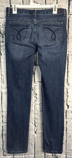 Calvin Klein Jeans Womens 6 Blue Ultimate Skinny Stretch Denim Pants