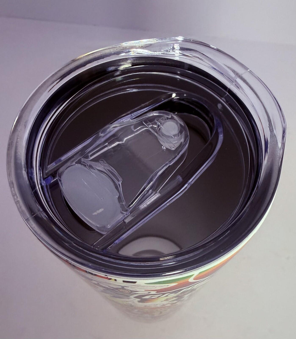 20 oz I Love the 80's  Stainless Steel Tumbler with Lid, Straw