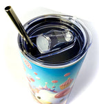 20 oz Hello Kitty Stainless Steel Tumbler with Lid, Straw