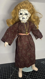 Eleanor's Tomb - OOAK Scary Creepy Doll 16" Hand Painted Horror Haunting Art