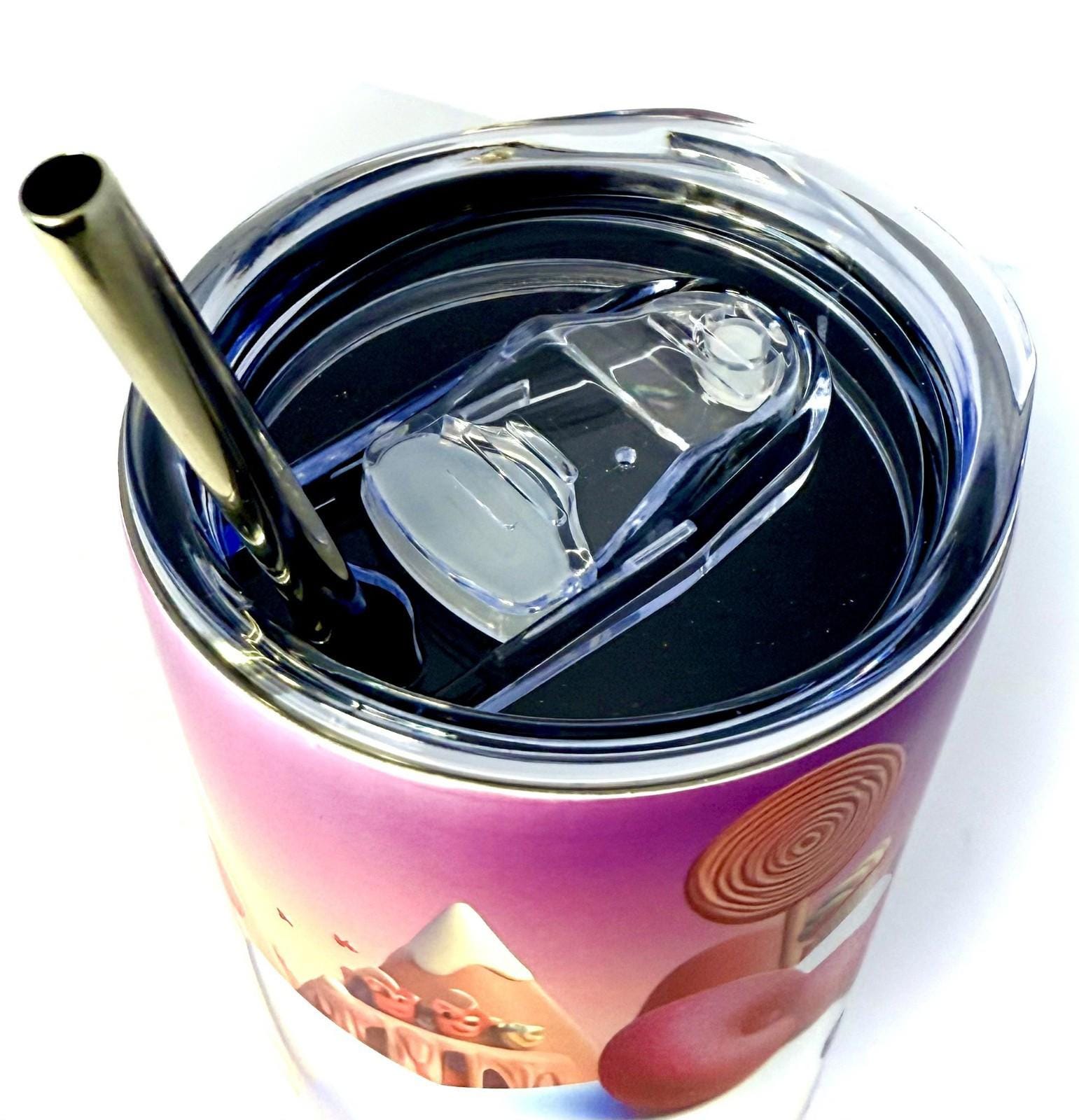 20 oz Hello Kitty Stainless Steel Tumbler with Lid, Straw