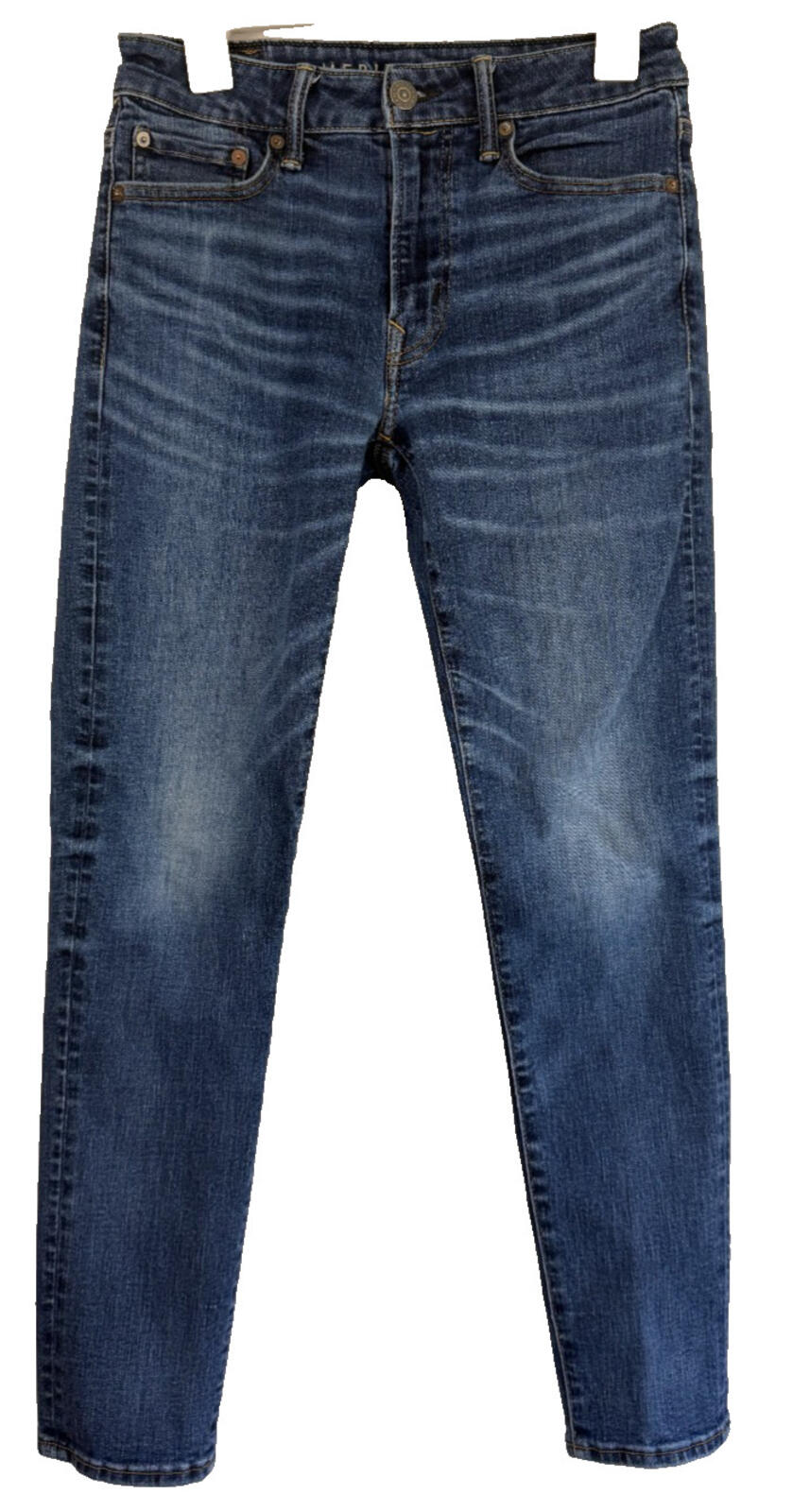 American Eagle Jeans Mens 29x30 Blue Athletic Straight Skinny Dark Airflex Plus