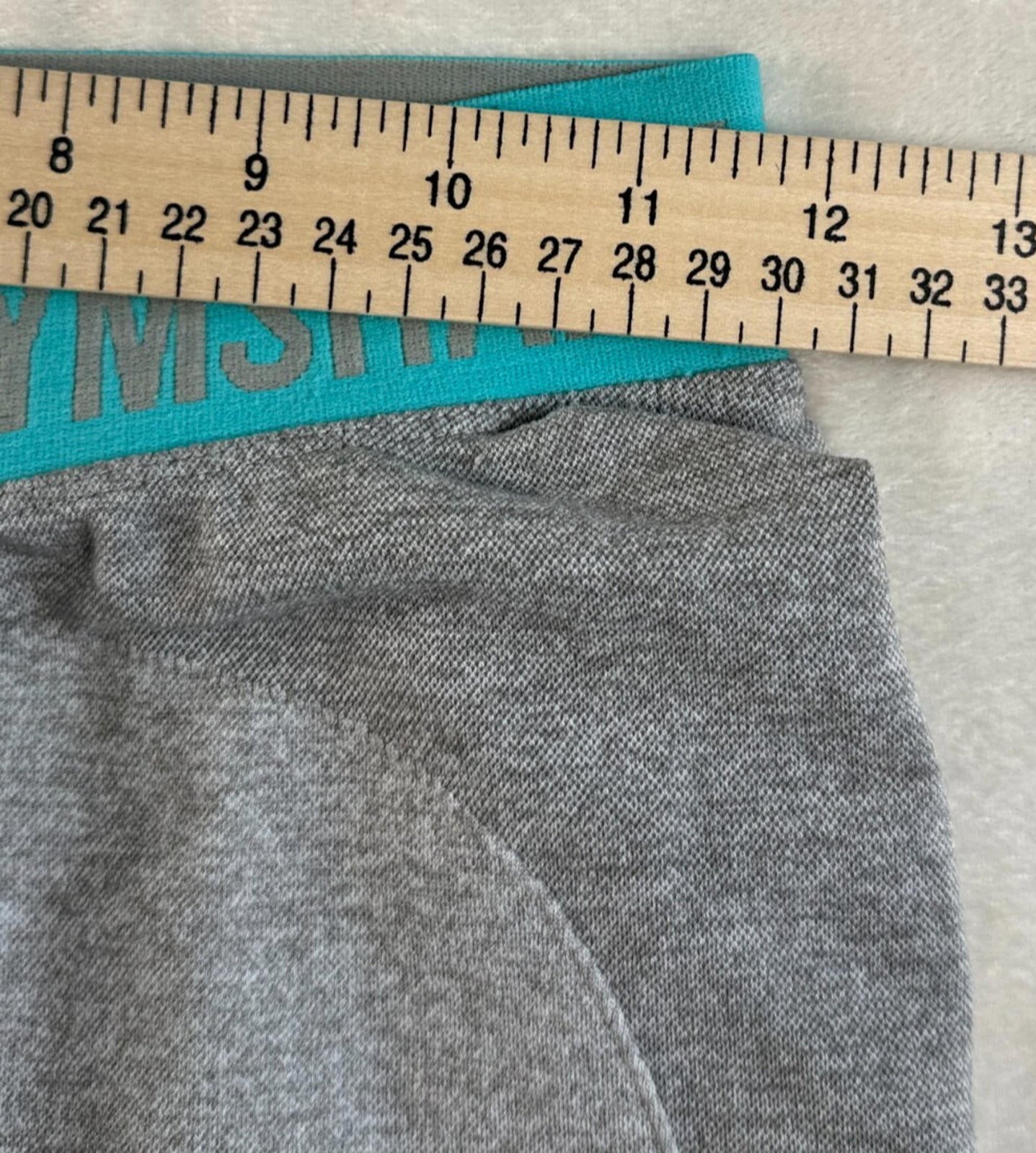 Gymshark Dry Light Gray Athletic Yoga Pants Workout Leggings Womens Small Gym