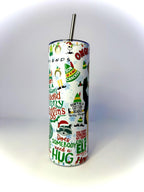 20 oz Elf Stainless Steel Tumbler with Lid, Straw