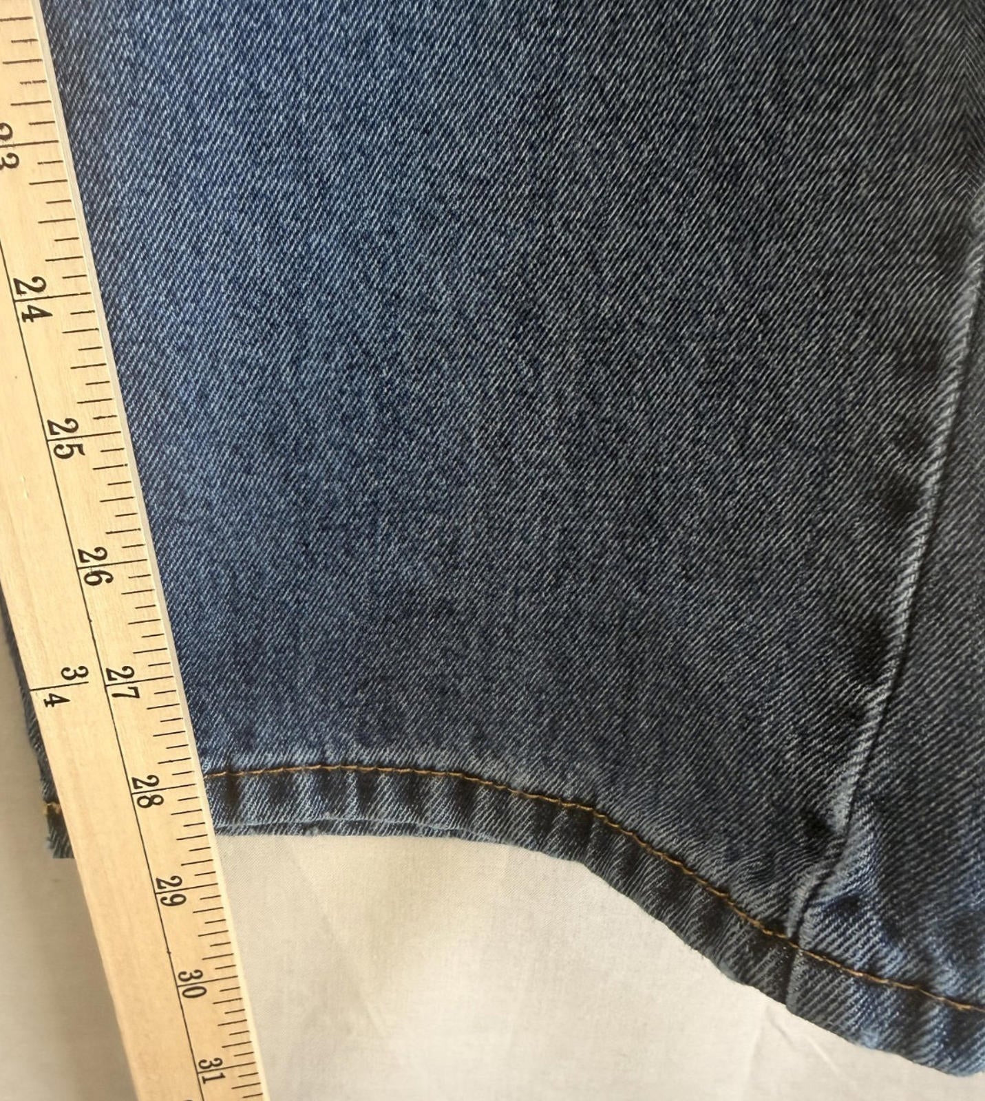 Levis 505 Mens 40x30 Straight Fit Denim Jeans Pants Medium Wash