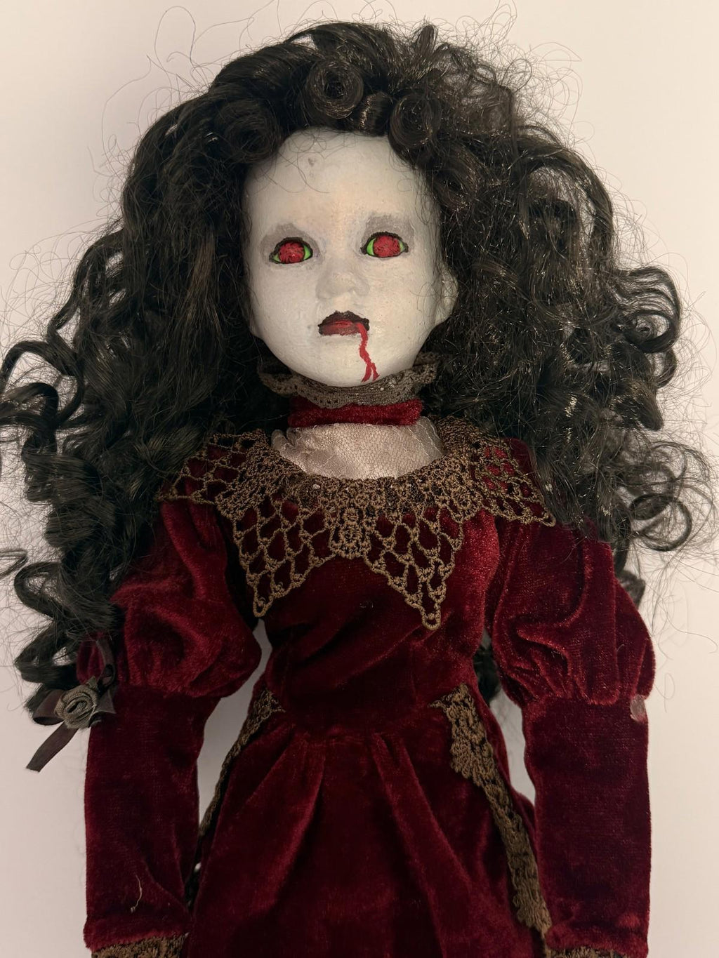 Countess Seraphina - OOAK Scary Creepy Doll 18" Hand Painted Horror Haunting Art