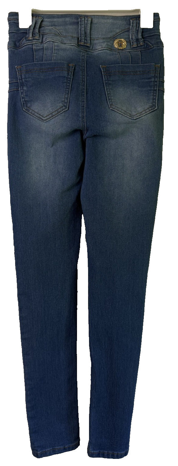 Cutie Pie Womens Jeans Size 5 Blue Stretch - Same Day Shipping