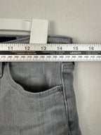 AG Adriano Goldschmied Women's Light Gray Prima Cigarette Leg Jeans Size 28