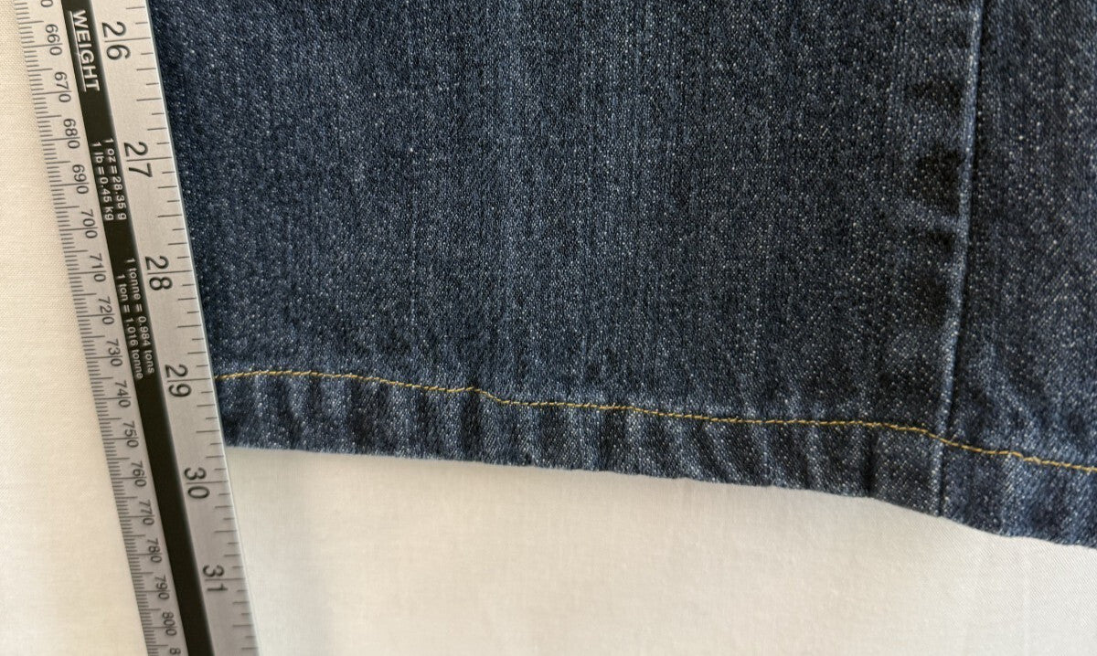 Levis 527 Bootcut Jeans Mens 33 x 34 Dark Wash Blue Denim