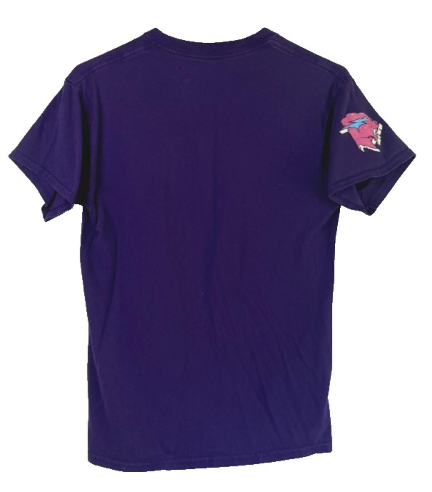 Mr Beast Graphic Tee Shirt Girls Sz Small Limited Edition Purple You Tube