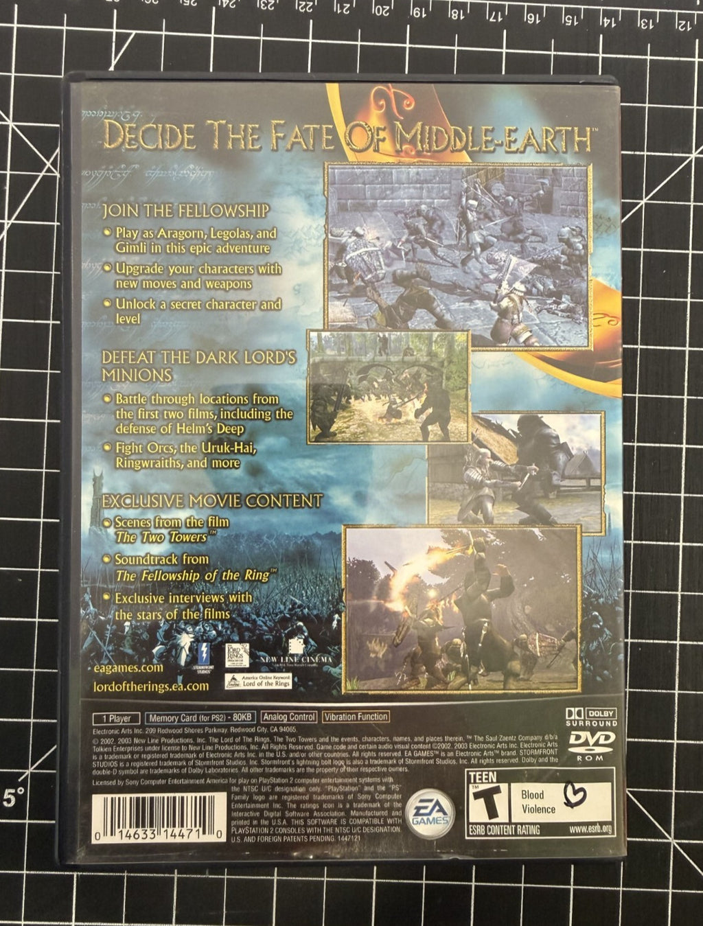 Lord of the Rings: The Two Towers Greatest Hits (Sony PlayStation 2, 2004)