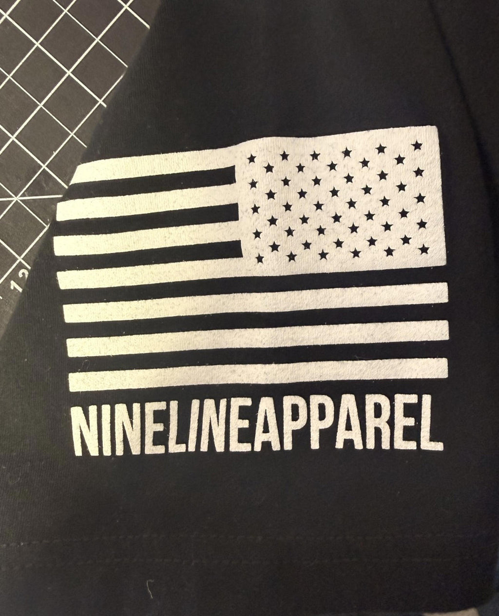 Nine Line Apparel Shirt Mens Medium Black Stomp my Flag FAFO Veteran Owned