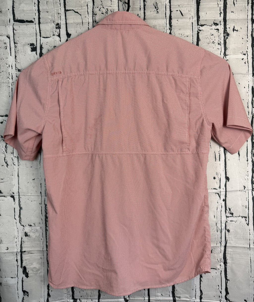 Orvis Open Air Caster Ventilated Short Sleeve Fishing Shirt Mens Sz Medium Red