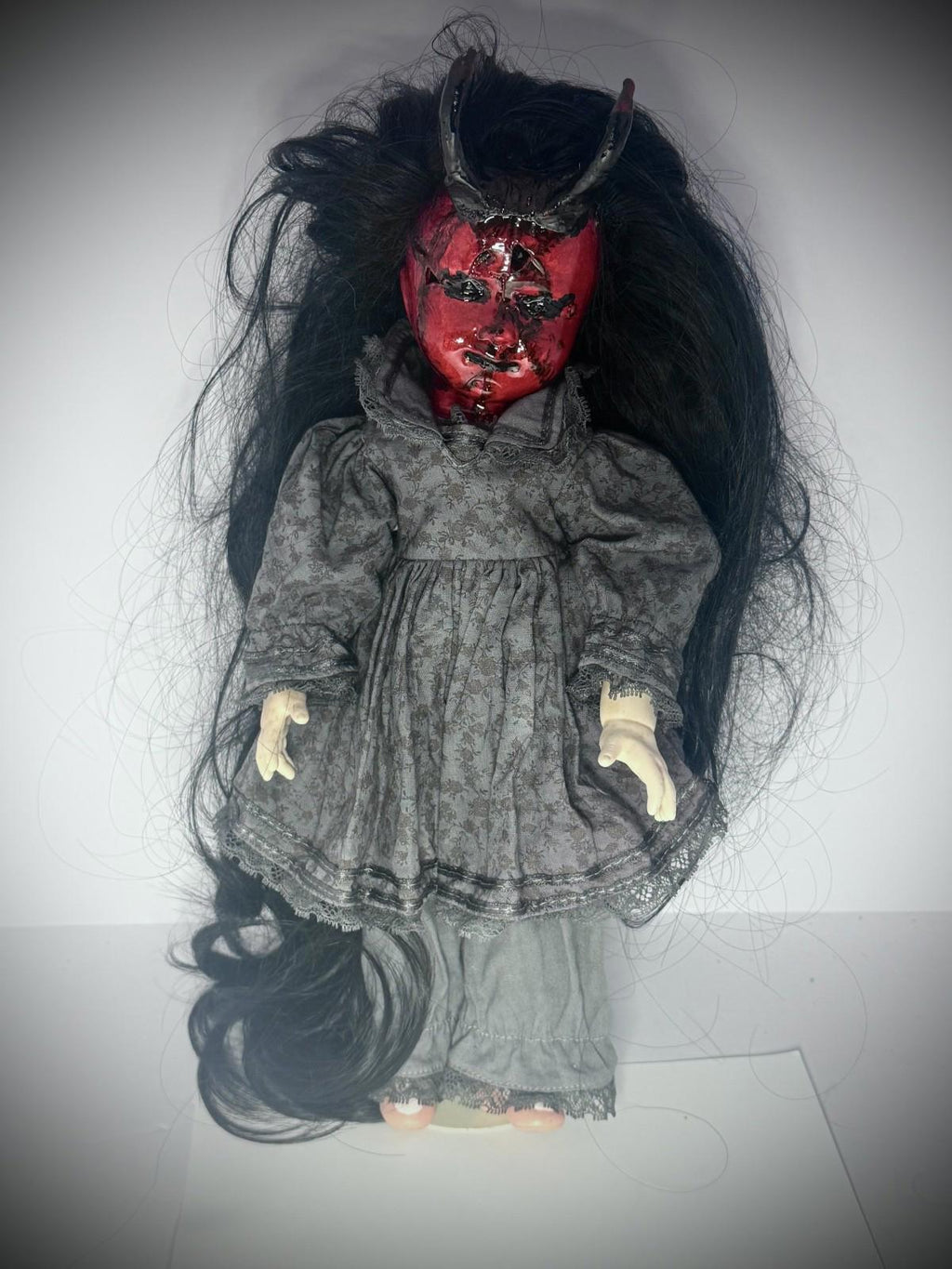 The Innocent Bride - OOAK Scary Creepy Doll 12" Hand Painted Horror Haunting Art