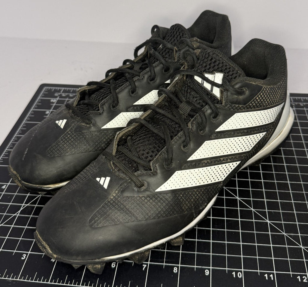 Adidas Adizero Impact Mens Football Cleats Sz 9 -Black and White