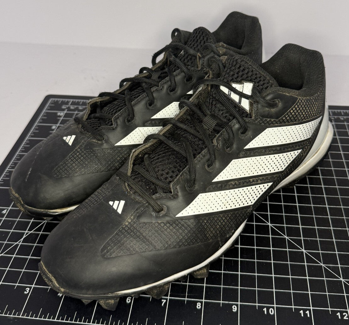 Adidas Adizero Impact Mens Football Cleats Sz 9 -Black and White