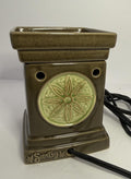 Scentsy Full Size Wax Warmer Brown & Green