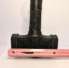 3D Printed Mjolnir- Black - PLA