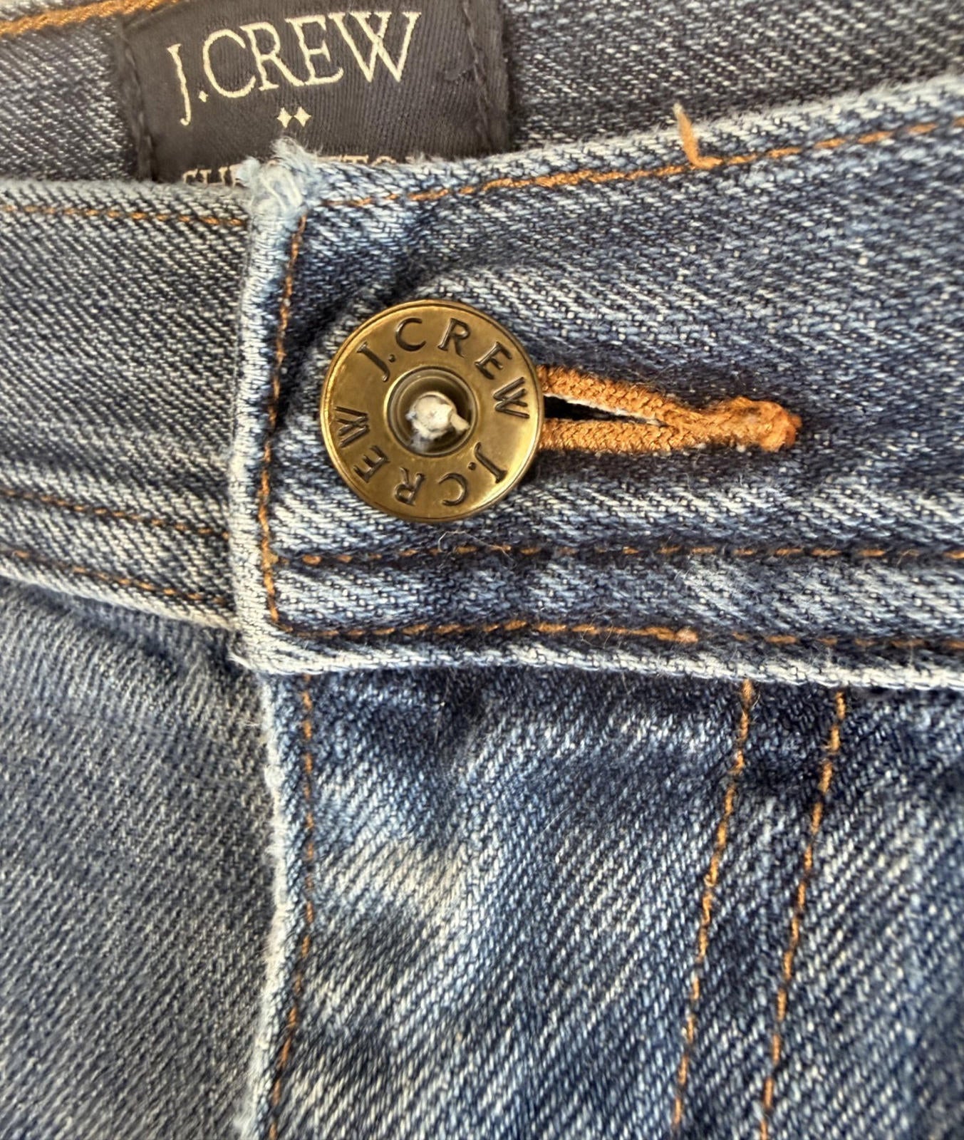 35X32 J. CREW Blue "Sutton" Denim Jeans Men's Size 35X32