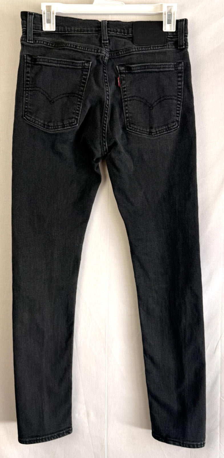 Levi's 510 Skinny Jeans Black Men's Size 31x30 Red Tab Excellent Used Condition!