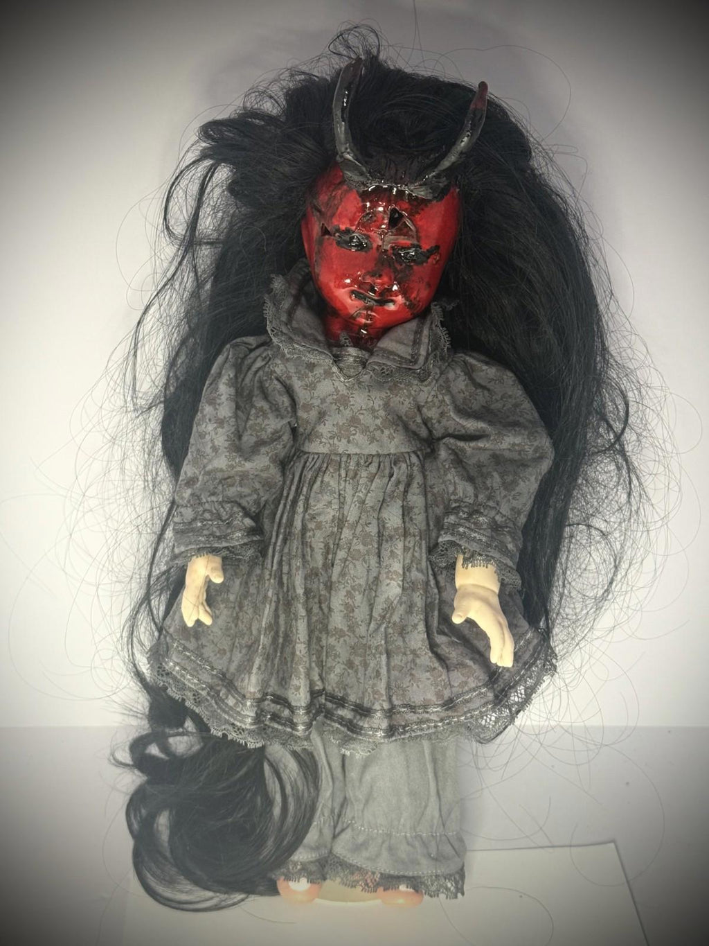 The Innocent Bride - OOAK Scary Creepy Doll 12" Hand Painted Horror Haunting Art