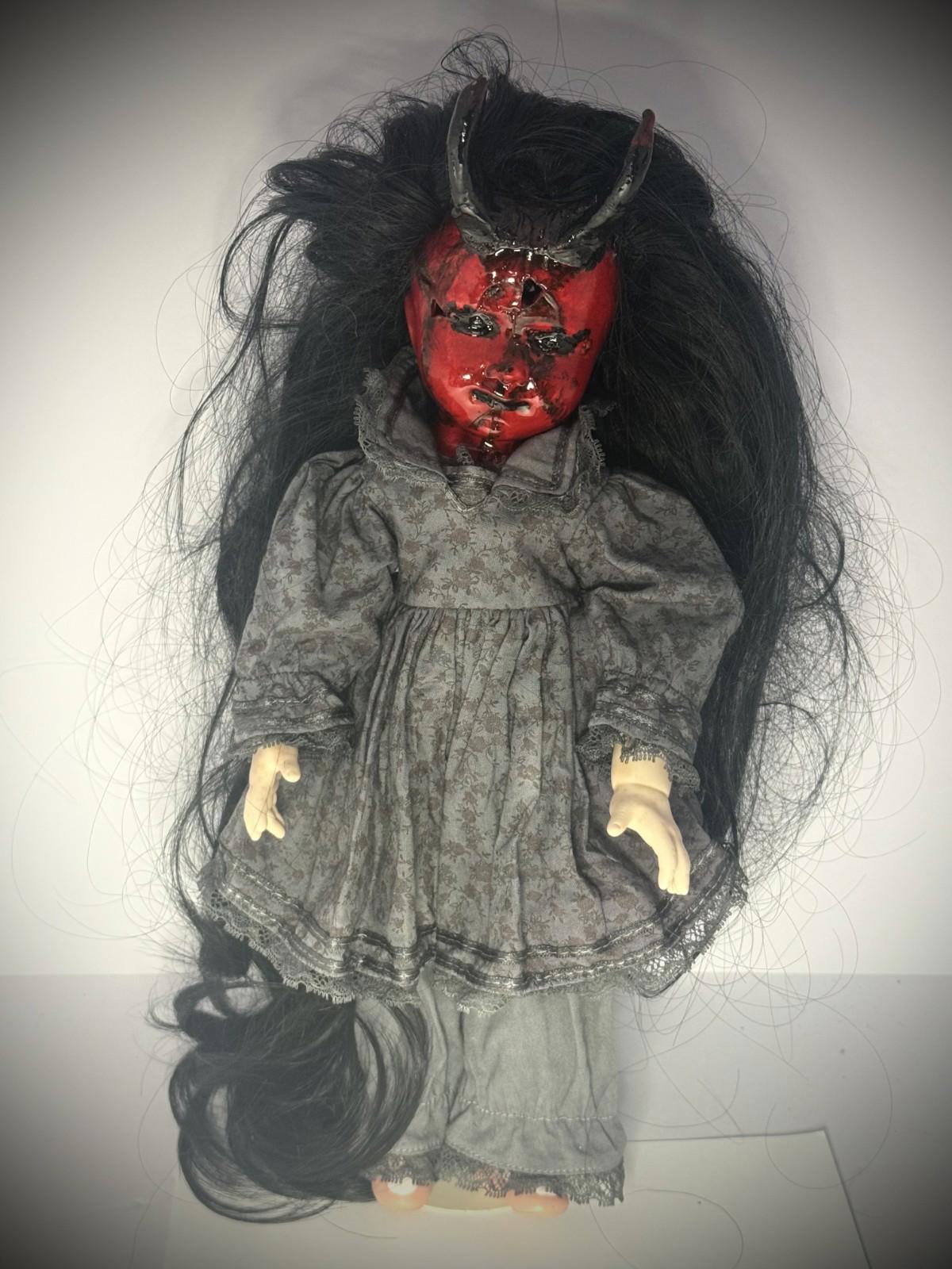 The Innocent Bride - OOAK Scary Creepy Doll 12" Hand Painted Horror Haunting Art