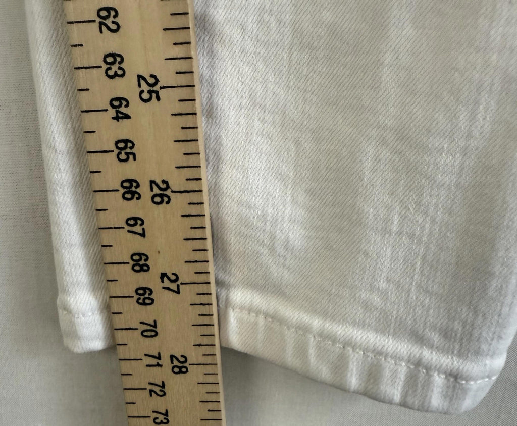 Vineyard Vines Jeans Womens Sz 6 White Skinny Ankle Stretch Cotton